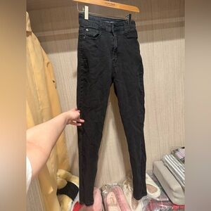 Fashion Nova High Rise Black Jeans